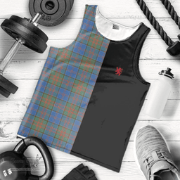Scottish Stewart of Appin Hunting Ancient Clan Tartan Men Tank Top - Lion Rampant Style Scottish Plaid Tartan Plaid