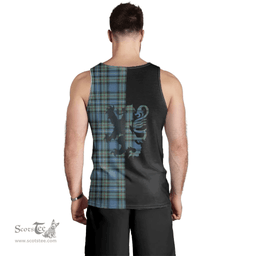 Scottish Robertson Hunting Ancient Clan Tartan Men Tank Top - Lion Rampant Style Scottish Plaid Tartan Plaid