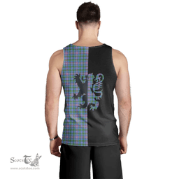 Scottish Pitcairn Hunting Clan Tartan Men Tank Top - Lion Rampant Style Scottish Plaid Tartan Plaid