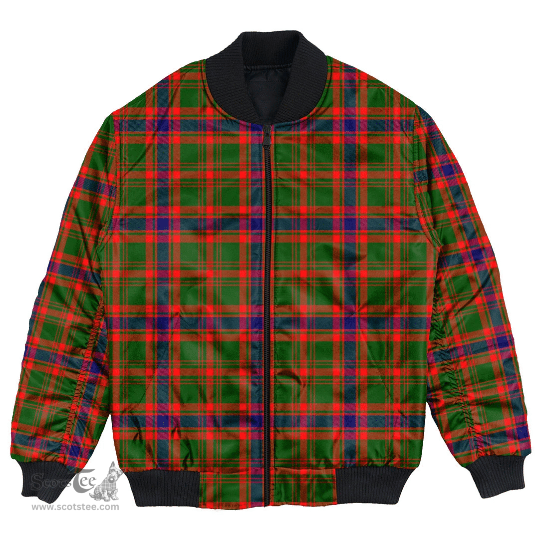 Scottish Nithsdale District Clan Tartan Bomber Jacket - Classic Scottish Plaid Tartan Plaid