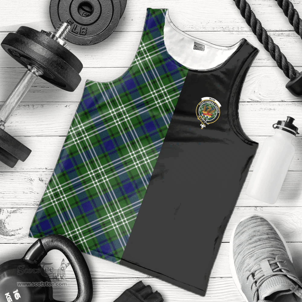 Scottish Mow Clan Tartan Men Tank Top - Half of Me Style Scottish Plaid Tartan Plaid
