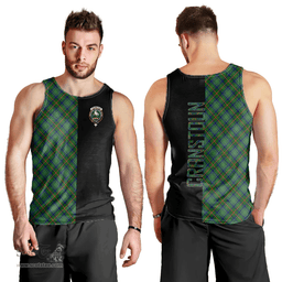 Scottish Cranstoun Clan Tartan Men Tank Top - Half of Me Style Scottish Plaid Tartan Plaid