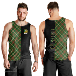 Scottish Copeland Clan Tartan Men Tank Top - Half of Me Style Scottish Plaid Tartan Plaid