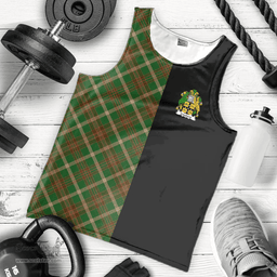Scottish Copeland Clan Tartan Men Tank Top - Half of Me Style Scottish Plaid Tartan Plaid