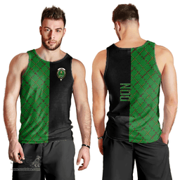 Scottish Don Clan Tartan Men Tank Top - Half of Me Style Scottish Plaid Tartan Plaid