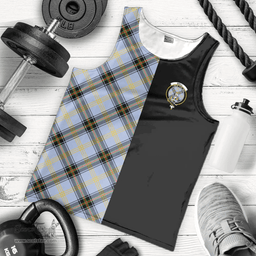 Scottish Bell of the Borders Clan Tartan Men Tank Top - Half of Me Style Scottish Plaid Tartan Plaid