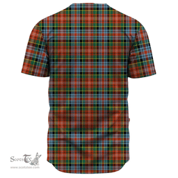 Scottish Caledonia Ancient Clan Tartan Baseball Jersey - Classic Scottish Plaid Tartan Plaid