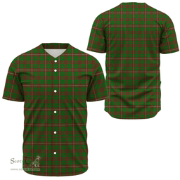 Scottish MacKinnon Hunting Modern Clan Tartan Baseball Jersey - Classic Scottish Plaid Tartan Plaid