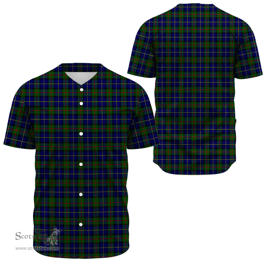 Scottish MacLeod of Harris Modern Clan Tartan Baseball Jersey - Classic Scottish Plaid Tartan Plaid
