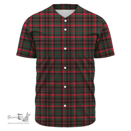 Scottish Cumming Hunting Modern Clan Tartan Baseball Jersey - Classic Scottish Plaid Tartan Plaid