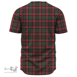 Scottish Cumming Hunting Modern Clan Tartan Baseball Jersey - Classic Scottish Plaid Tartan Plaid