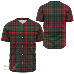 Scottish Cumming Hunting Modern Clan Tartan Baseball Jersey - Classic Scottish Plaid Tartan Plaid