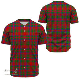 Scottish MacKintosh Modern Clan Tartan Baseball Jersey - Classic Scottish Plaid Tartan Plaid