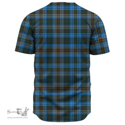 Scottish Cockburn Modern Clan Tartan Baseball Jersey - Classic Scottish Plaid Tartan Plaid