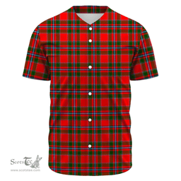 Scottish Perthshire District Clan Tartan Baseball Jersey - Classic Scottish Plaid Tartan Plaid