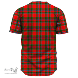 Scottish Perthshire District Clan Tartan Baseball Jersey - Classic Scottish Plaid Tartan Plaid