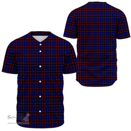 Scottish Home Modern Clan Tartan Baseball Jersey - Classic Scottish Plaid Tartan Plaid