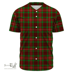 Scottish Ainslie Clan Tartan Baseball Jersey - Classic Scottish Plaid Tartan Plaid