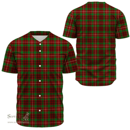 Scottish Ainslie Clan Tartan Baseball Jersey - Classic Scottish Plaid Tartan Plaid