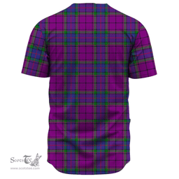 Scottish Wardlaw Modern Clan Tartan Baseball Jersey - Classic Scottish Plaid Tartan Plaid