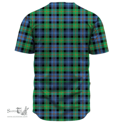 Scottish Murray of Atholl Ancient Clan Tartan Baseball Jersey - Classic Scottish Plaid Tartan Plaid