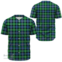 Scottish Murray of Atholl Ancient Clan Tartan Baseball Jersey - Classic Scottish Plaid Tartan Plaid