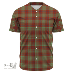 Scottish MacGillivray Hunting Ancient Clan Tartan Baseball Jersey - Classic Scottish Plaid Tartan Plaid