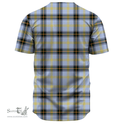 Scottish Bell of the Borders Clan Tartan Baseball Jersey - Classic Scottish Plaid Tartan Plaid