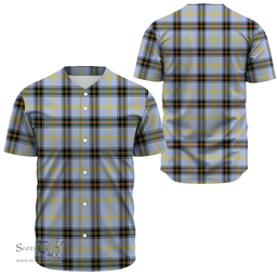 Scottish Bell of the Borders Clan Tartan Baseball Jersey - Classic Scottish Plaid Tartan Plaid
