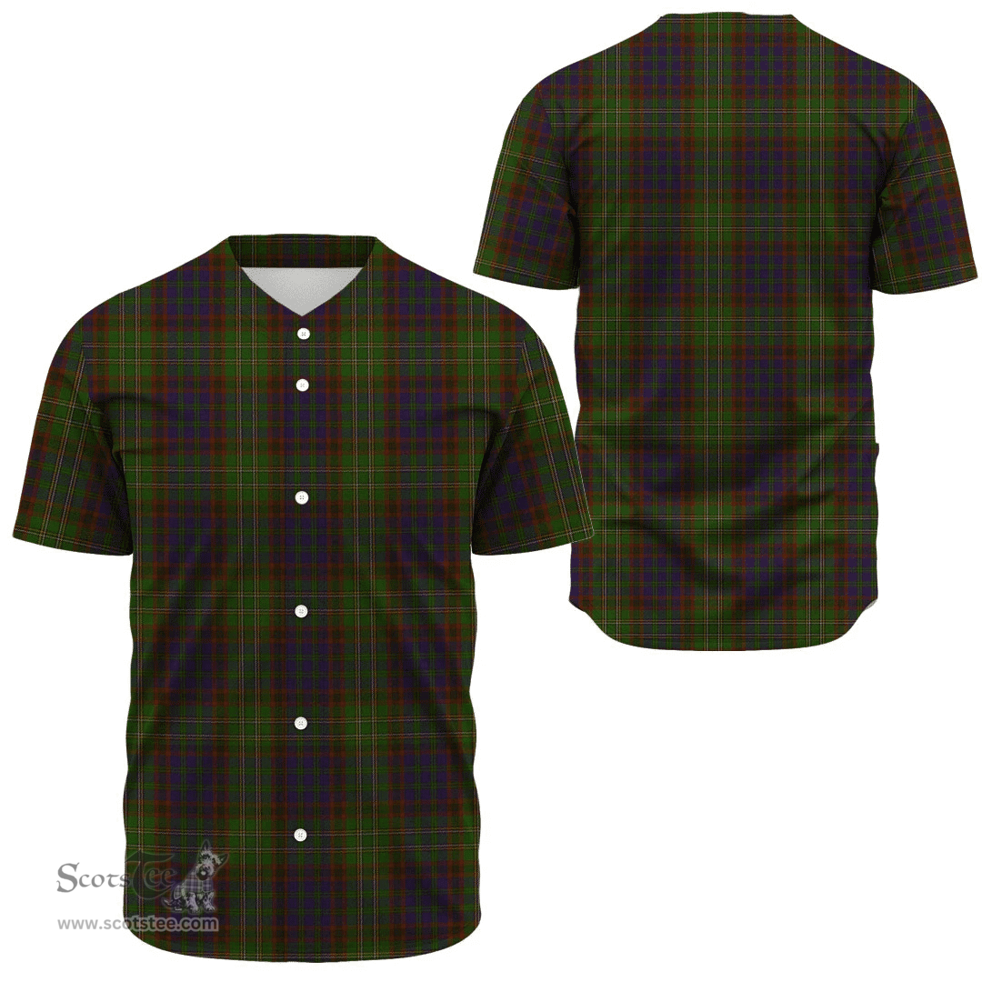Scottish Cunningham Hunting Modern Clan Tartan Baseball Jersey - Classic Scottish Plaid Tartan Plaid