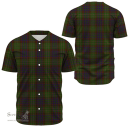 Scottish Cunningham Hunting Modern Clan Tartan Baseball Jersey - Classic Scottish Plaid Tartan Plaid
