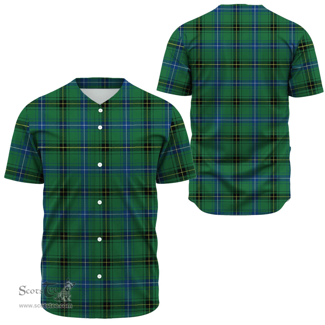 Scottish Henderson Ancient Clan Tartan Baseball Jersey - Classic Scottish Plaid Tartan Plaid