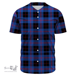 Scottish Angus Modern Clan Tartan Baseball Jersey - Classic Scottish Plaid Tartan Plaid