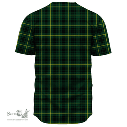 Scottish MacArthur Modern Clan Tartan Baseball Jersey - Classic Scottish Plaid Tartan Plaid