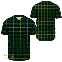 Scottish MacArthur Modern Clan Tartan Baseball Jersey - Classic Scottish Plaid Tartan Plaid