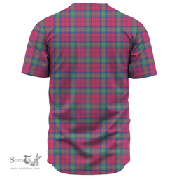 Scottish Lindsay Ancient Clan Tartan Baseball Jersey - Classic Scottish Plaid Tartan Plaid