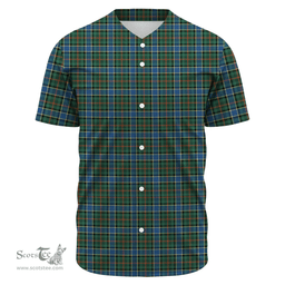 Scottish Ogilvie Hunting Modern Clan Tartan Baseball Jersey - Classic Scottish Plaid Tartan Plaid