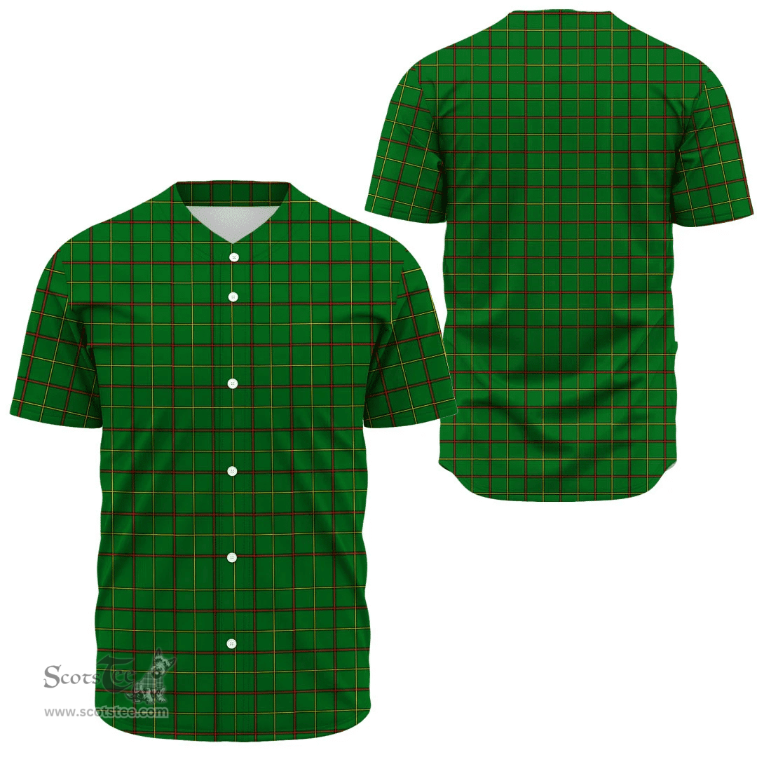 Scottish Tribe of Mar Clan Tartan Baseball Jersey - Classic Scottish Plaid Tartan Plaid