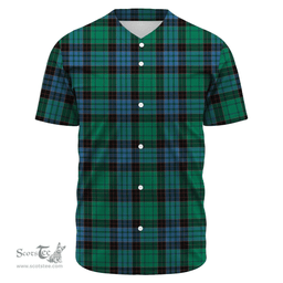 Scottish Stewart Old Ancient Clan Tartan Baseball Jersey - Classic Scottish Plaid Tartan Plaid