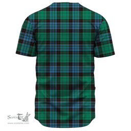 Scottish Stewart Old Ancient Clan Tartan Baseball Jersey - Classic Scottish Plaid Tartan Plaid