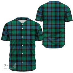Scottish Stewart Old Ancient Clan Tartan Baseball Jersey - Classic Scottish Plaid Tartan Plaid