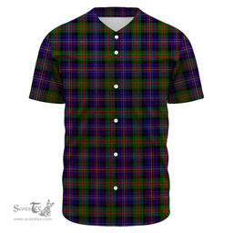 Scottish Cameron of Erracht Modern Clan Tartan Baseball Jersey - Classic Scottish Plaid Tartan Plaid