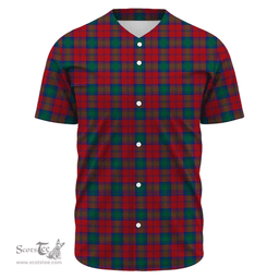 Scottish Lindsay Modern Clan Tartan Baseball Jersey - Classic Scottish Plaid Tartan Plaid