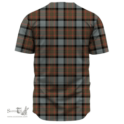 Scottish MacLaren Weathered Clan Tartan Baseball Jersey - Classic Scottish Plaid Tartan Plaid