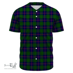 Scottish Shaw Modern Clan Tartan Baseball Jersey - Classic Scottish Plaid Tartan Plaid