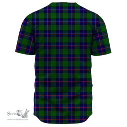 Scottish Shaw Modern Clan Tartan Baseball Jersey - Classic Scottish Plaid Tartan Plaid