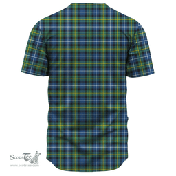 Scottish MacNeill of Barra Ancient Clan Tartan Baseball Jersey - Classic Scottish Plaid Tartan Plaid