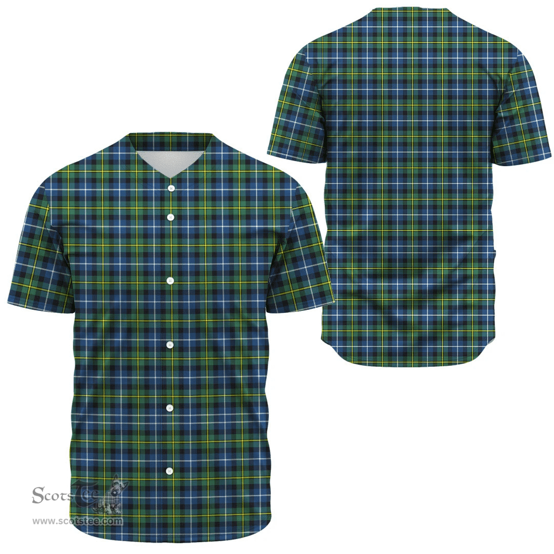 Scottish MacNeill of Barra Ancient Clan Tartan Baseball Jersey - Classic Scottish Plaid Tartan Plaid