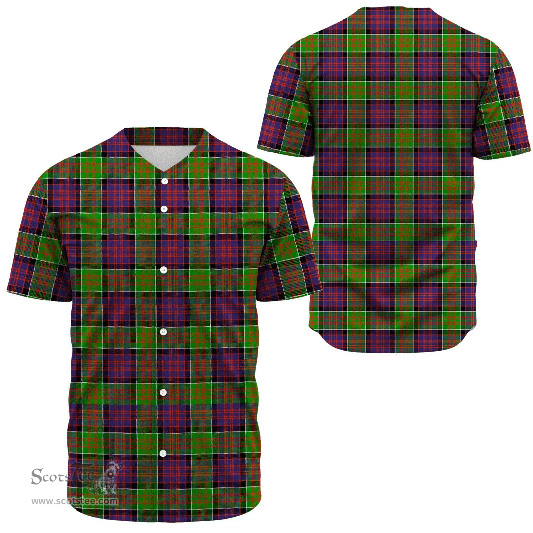 Scottish MacDonald of Clanranald Clan Tartan Baseball Jersey - Classic Scottish Plaid Tartan Plaid