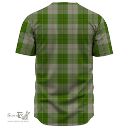 Scottish Cunningham Dress Green Dancers Clan Tartan Baseball Jersey - Classic Scottish Plaid Tartan Plaid
